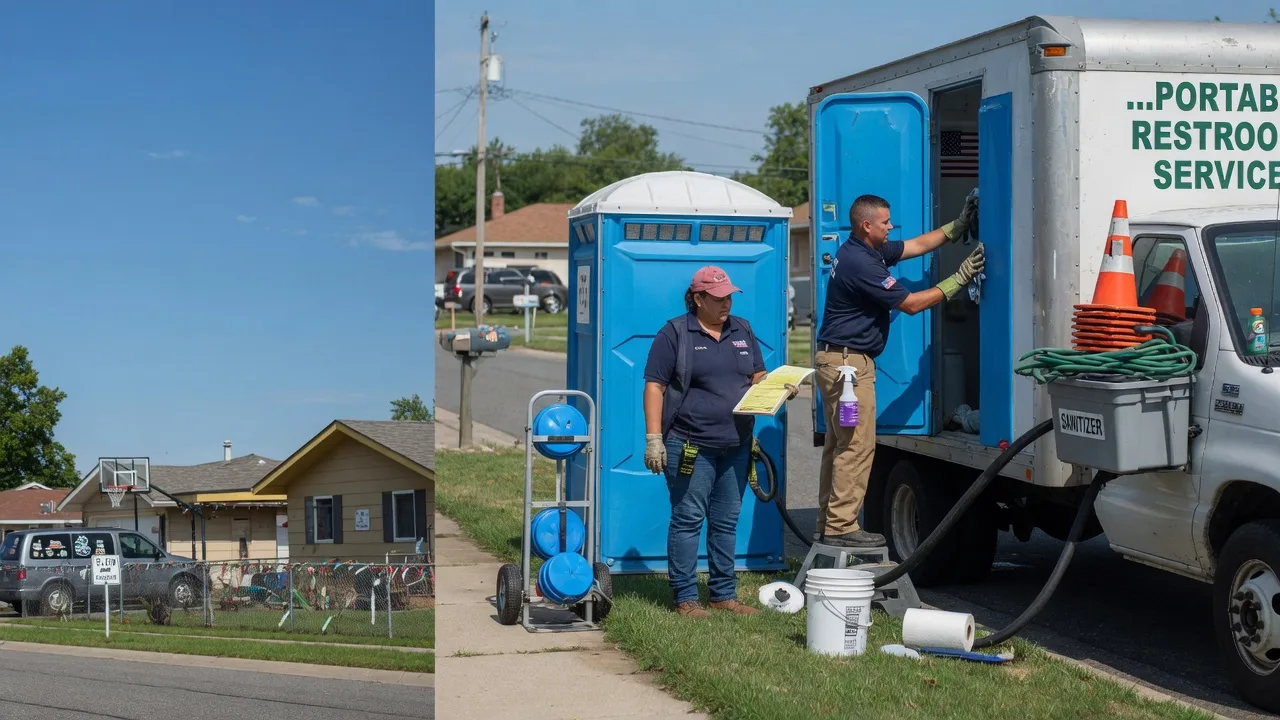 Portable Toilet Rental in Ewing, IL near me
